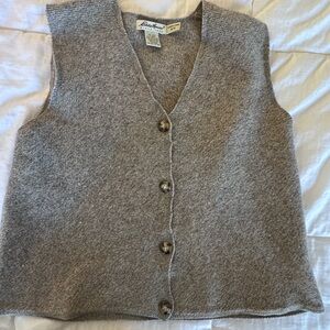 Vintage Eddie Bauer vest 100% wool